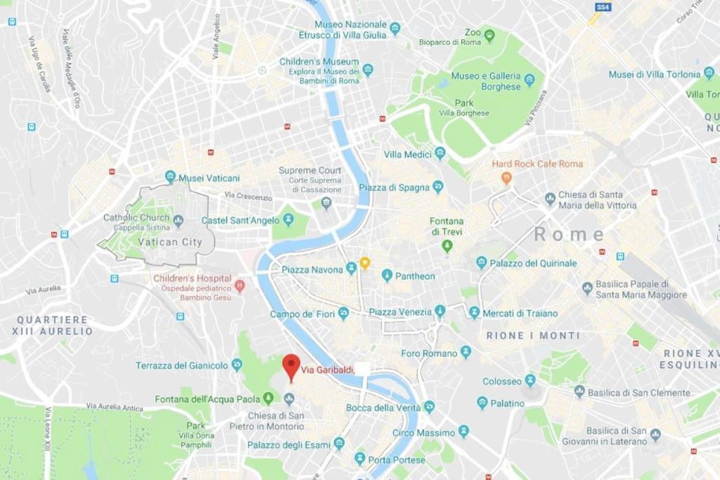 Fascinating Flat - Up To 4 Guests - Trastevere Roma Ngoại thất bức ảnh